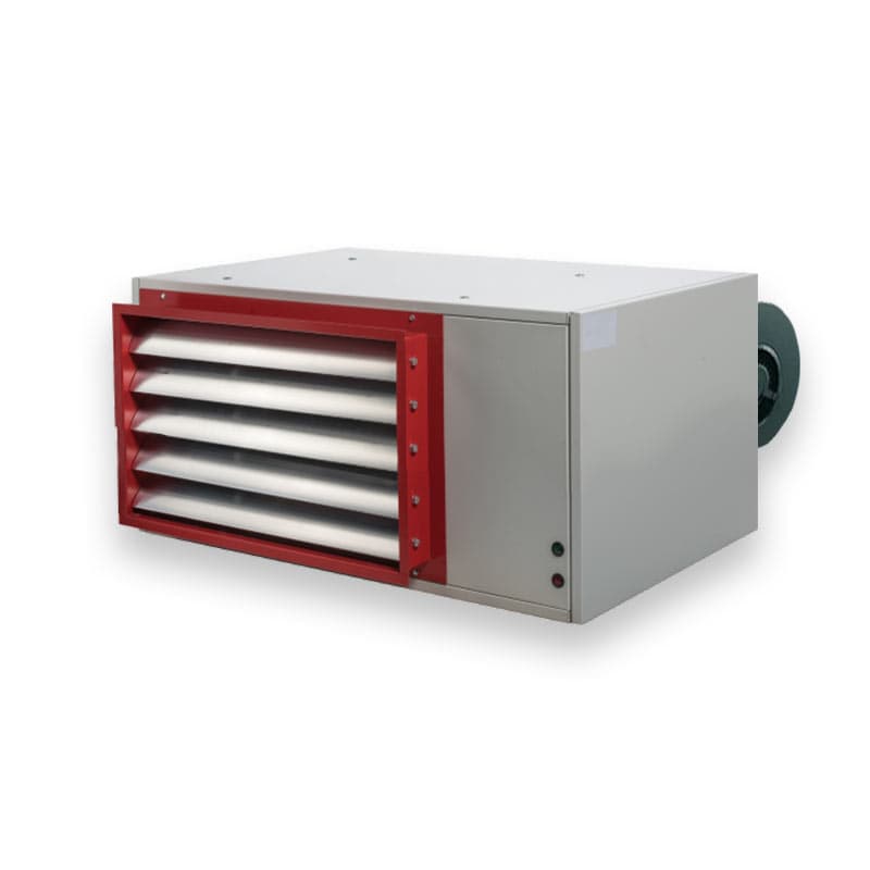 Hallenheizung mit Warmluftgebläse installieren