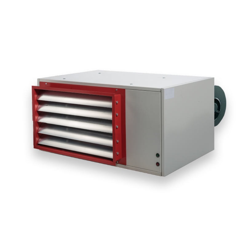 Hallenheizung mit Warmluftgebläse installieren